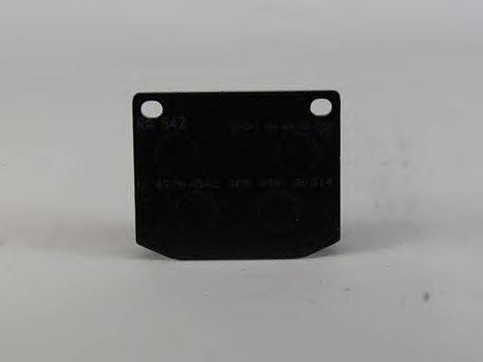 Комплект тормозных колодок, дисковый тормоз HP (ZEBRA) 2436