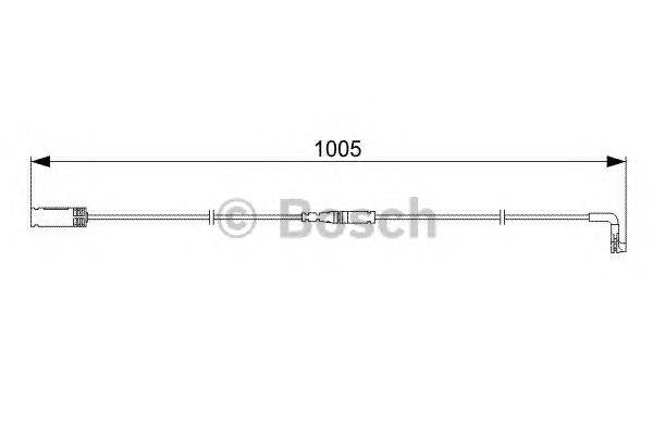 Сигнализатор, износ тормозных колодок BOSCH 1 987 473 053