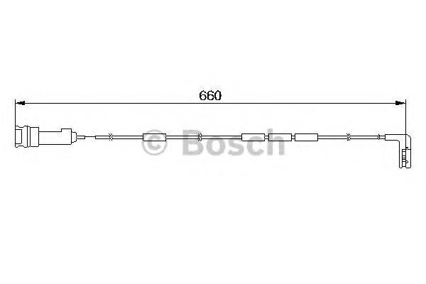 Сигнализатор, износ тормозных колодок BOSCH AP188