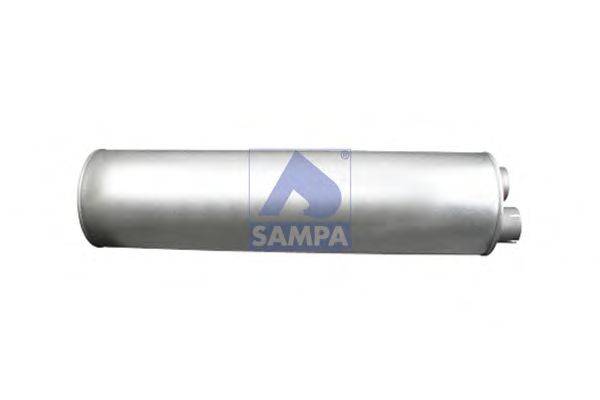 Средний / конечный глушитель ОГ SAMPA 050.454