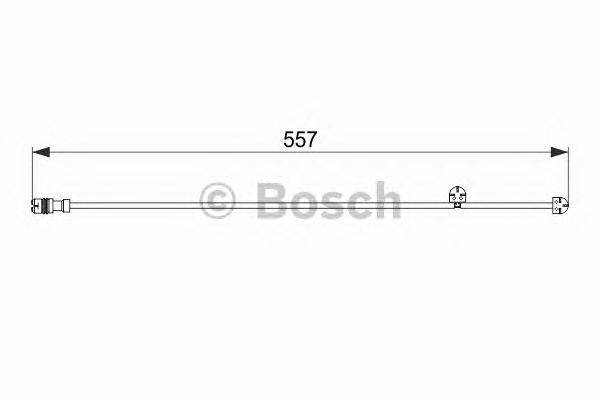 Сигнализатор, износ тормозных колодок BOSCH 1987474555