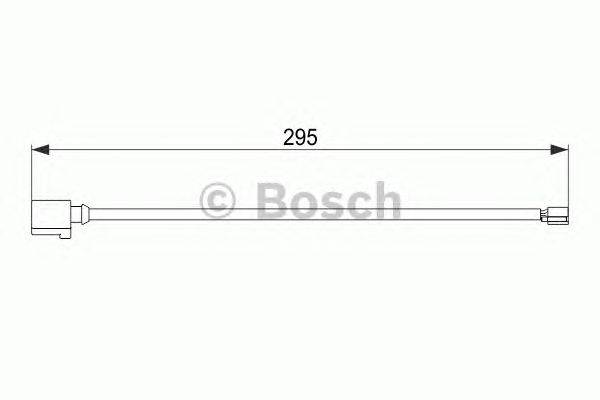 Сигнализатор, износ тормозных колодок BOSCH 1987474565