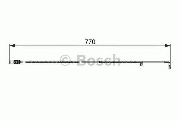 Сигнализатор, износ тормозных колодок BOSCH 1 987 474 582