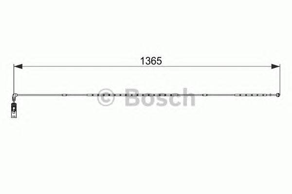 Сигнализатор, износ тормозных колодок BOSCH 1 987 474 583