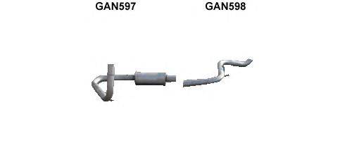 Система выпуска ОГ GT Exhaust 4180
