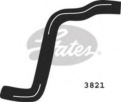 Шланг радиатора GATES 3821