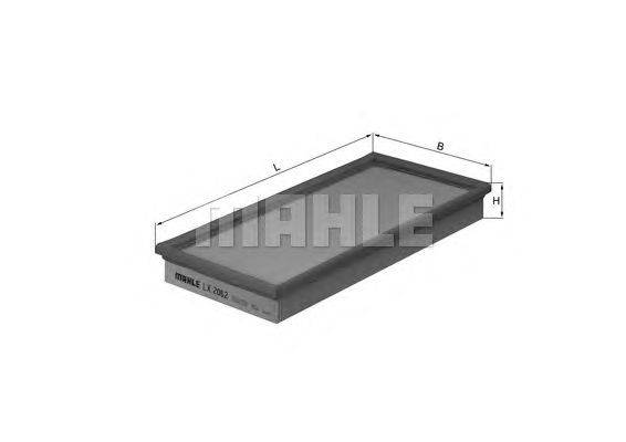 Воздушный фильтр KNECHT LX 2062