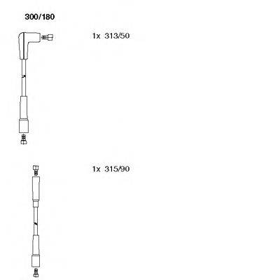 Комплект проводов зажигания BREMI 300180