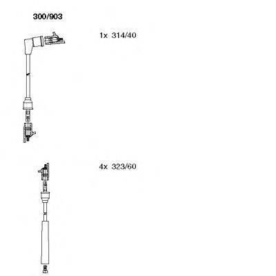 Комплект проводов зажигания BREMI 300903