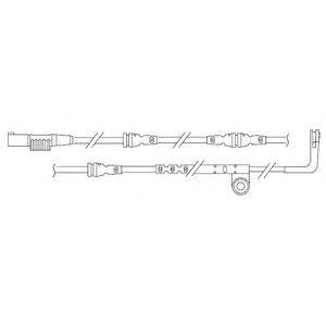 Контрольный контакт, контроль слоя тормозных колодок DELPHI LZ0203