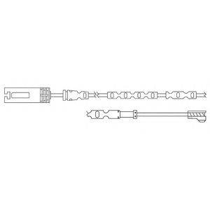 Контрольный контакт, контроль слоя тормозных колодок DELPHI LZ0217