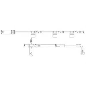 Контрольный контакт, контроль слоя тормозных колодок DELPHI LZ0233