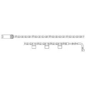 Контрольный контакт, контроль слоя тормозных колодок DELPHI LZ0234