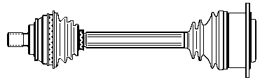 Приводной вал EKG 1326