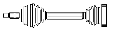 Приводной вал SPIDAN 21890