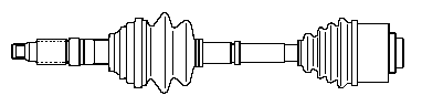 Приводной вал EKG 5127