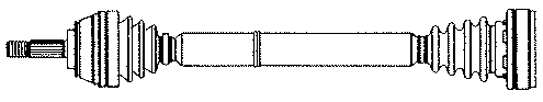 Приводной вал EKG 1024