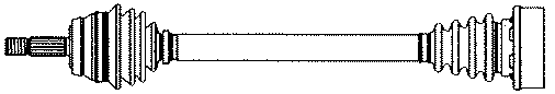 Приводной вал EKG 1258