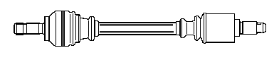 Приводной вал SPIDAN 20088
