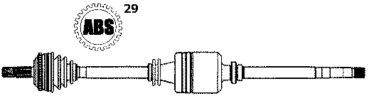 Приводной вал FARCOM 122948