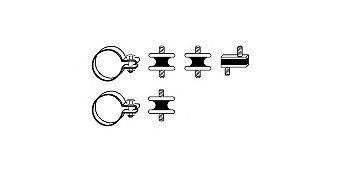 Монтажный комплект, система выпуска HJS 82 23 6631