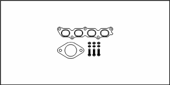 Монтажный комплект, труба выхлопного газа HJS 82 15 9008