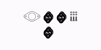 Монтажный комплект, система выпуска HJS 82 44 7720