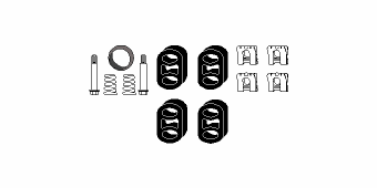 Монтажный комплект, система выпуска HJS 82 14 9044