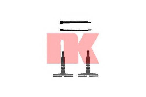 Комплектующие, колодки дискового тормоза NK 7933602