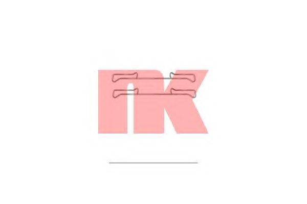 Комплектующие, колодки дискового тормоза NK 7947678