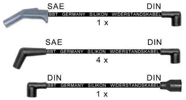 Комплект проводов зажигания BBT ZK1864