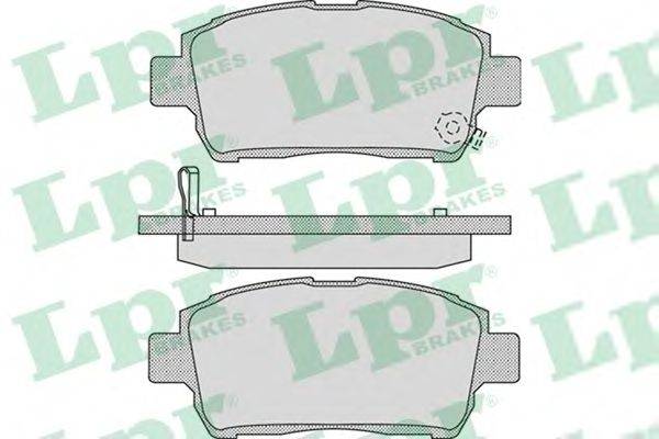 Комплект тормозных колодок, дисковый тормоз LPR 05P1062