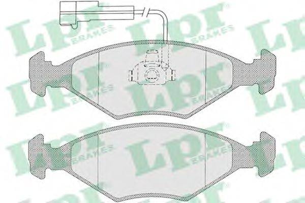 Комплект тормозных колодок, дисковый тормоз LPR 05P1203