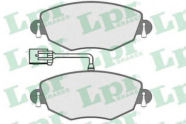 Комплект тормозных колодок, дисковый тормоз LPR 05P1302