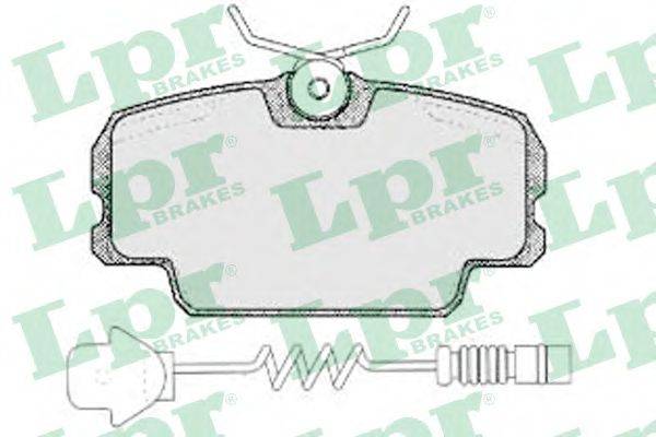 Комплект тормозных колодок, дисковый тормоз LPR 05P1305