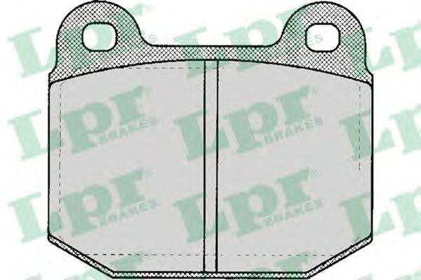 Комплект тормозных колодок, дисковый тормоз LPR 20323