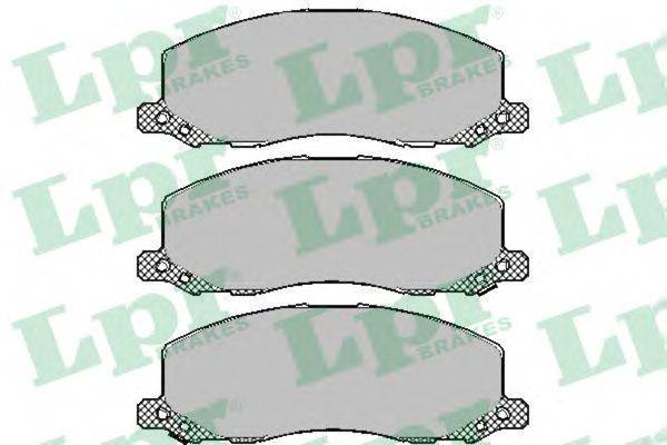 Комплект тормозных колодок, дисковый тормоз LPR 05P1468