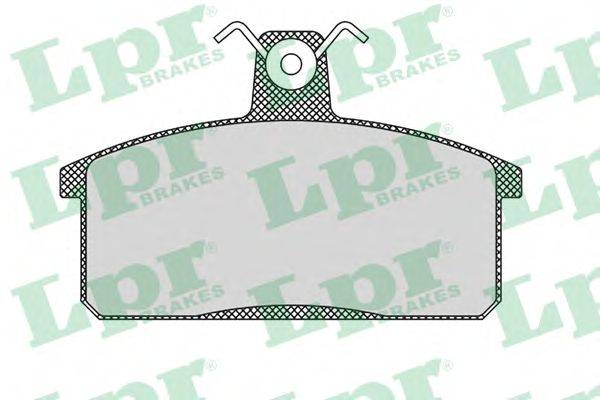 Комплект тормозных колодок, дисковый тормоз LPR 21418