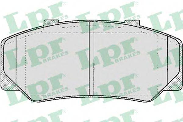Комплект тормозных колодок, дисковый тормоз LPR 05P156