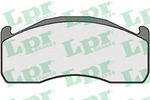Комплект тормозных колодок, дисковый тормоз LPR 05P1685