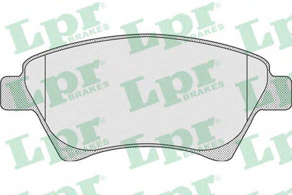 Комплект тормозных колодок, дисковый тормоз LPR 23930