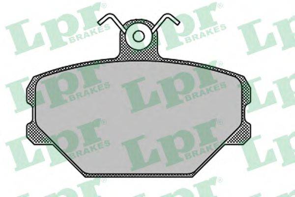 Комплект тормозных колодок, дисковый тормоз LPR 05P916