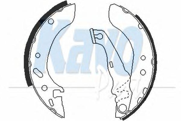 Комплект тормозных колодок KAVO PARTS BS-5418