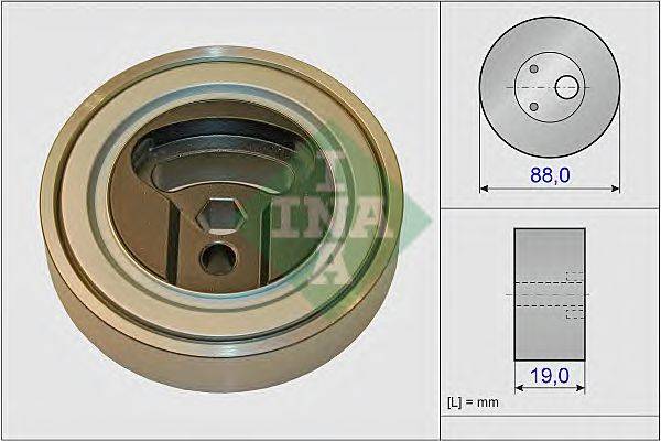 Натяжной ролик, поликлиновой  ремень INA 531 0838 10