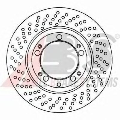 Тормозной диск A.B.S. 15882