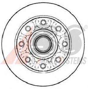 Тормозной диск DELCO REMY 55033