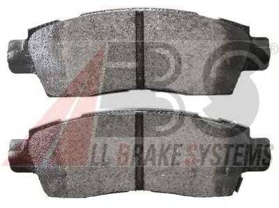 Комплект тормозных колодок, дисковый тормоз A.B.S. 37646