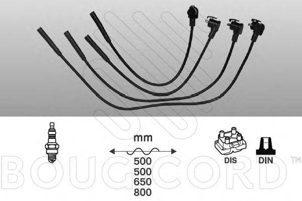 Комплект проводов зажигания BOUGICORD 4150