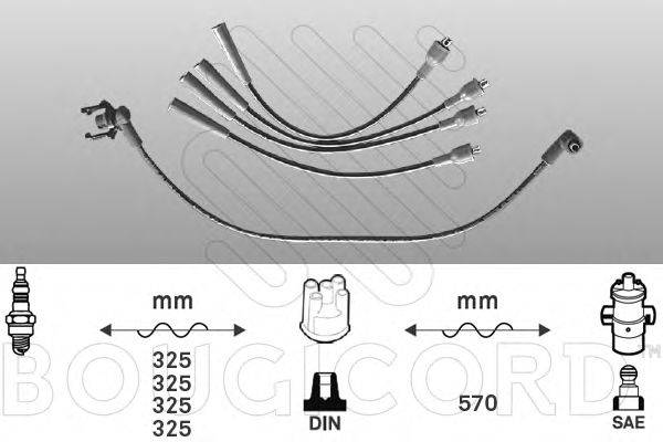 Комплект проводов зажигания BOUGICORD 4405