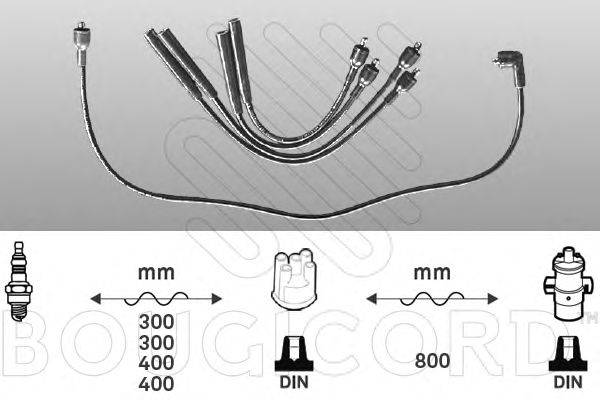Комплект проводов зажигания BOUGICORD 7137